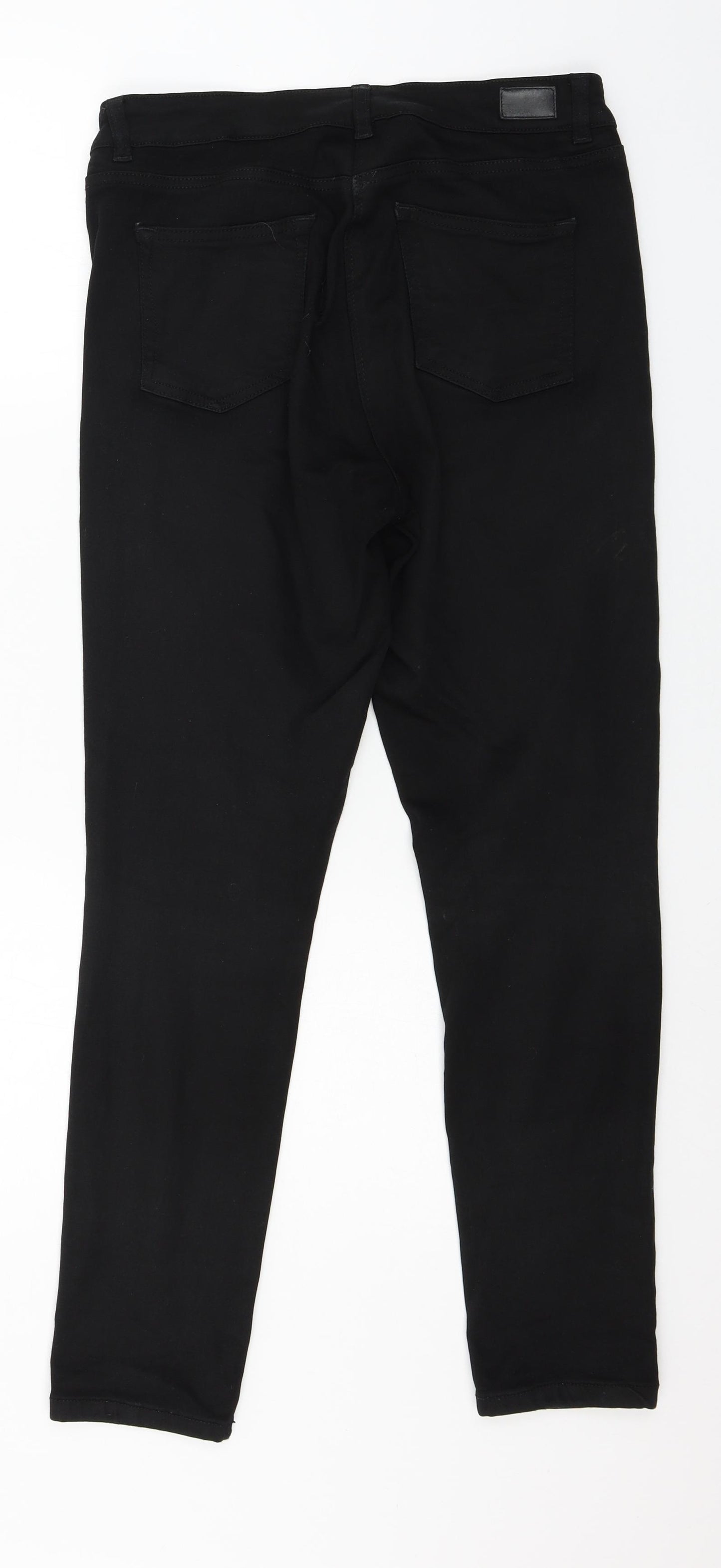 NEXT Womens Black  Denim Skinny Jeans Size 12 L27 in