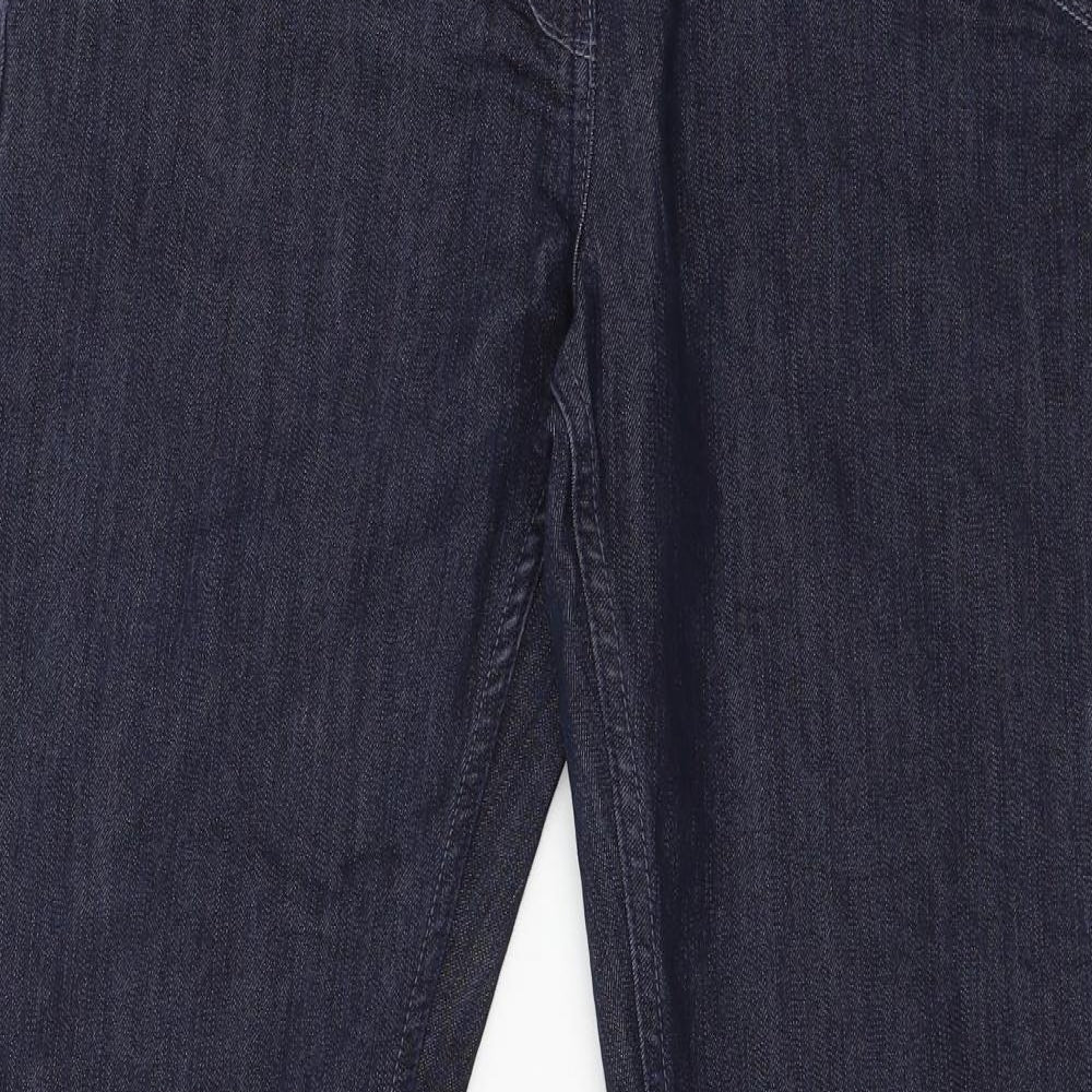 George Womens Blue  Denim Straight Jeans Size 14 L32 in