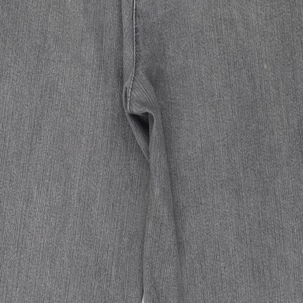 ZERRES Womens Grey  Denim Straight Jeans Size 14 L27 in