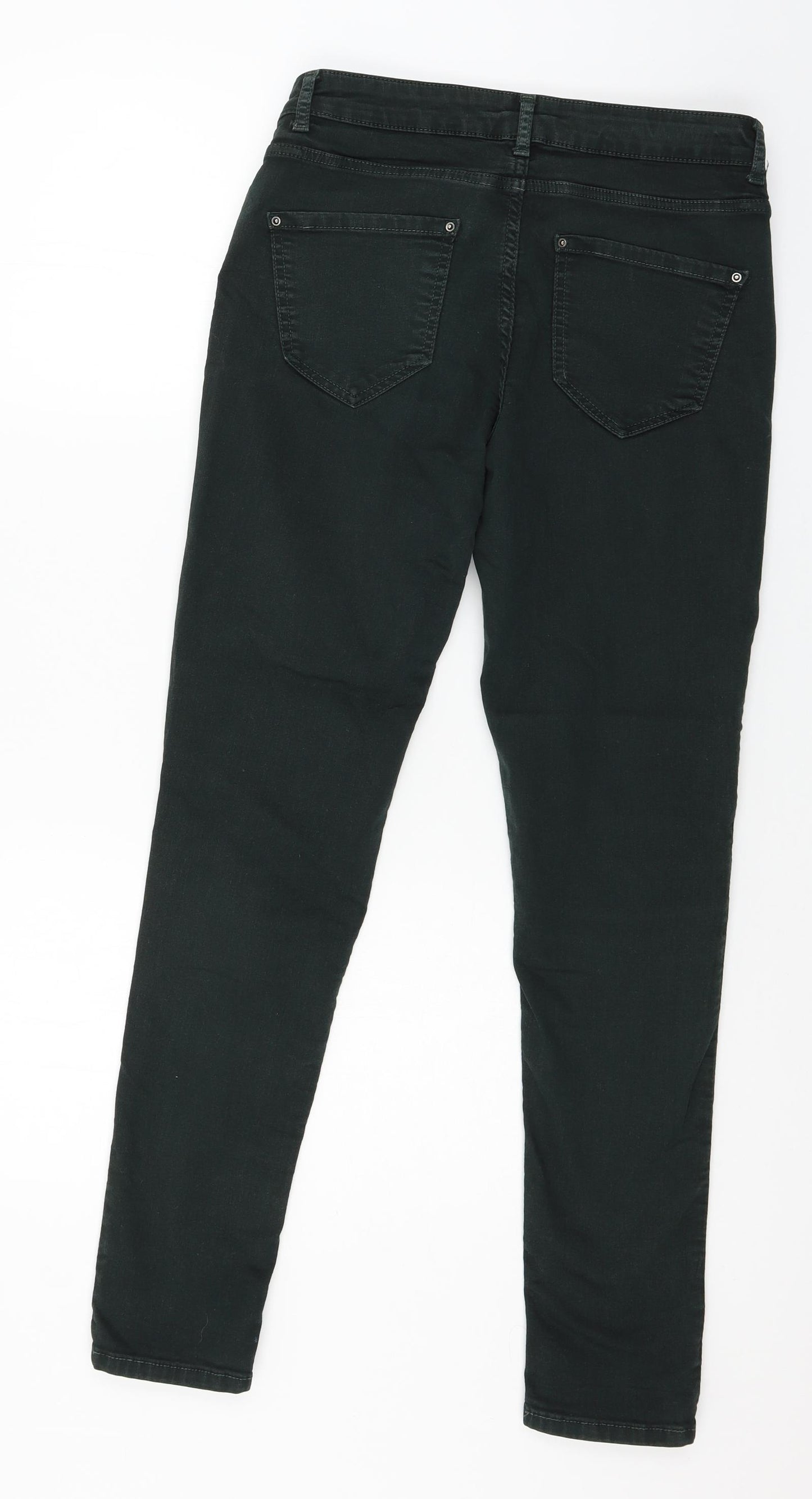 Hallhuber Womens Green  Denim Skinny Jeans Size 10 L28 in