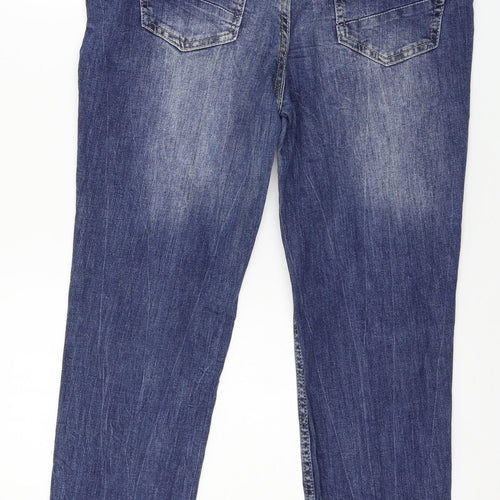 Cecil Mens Blue  Denim Straight Jeans Size 30 in L27 in