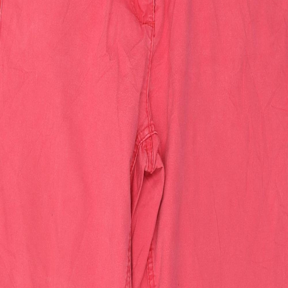 Gina Benotti Womens Pink  Denim Straight Jeans Size 12 L29 in