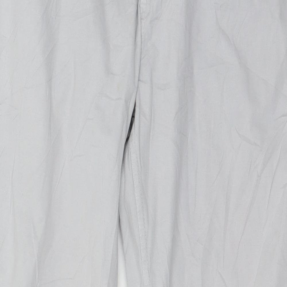 Made in Italy Womens Grey   Trousers  Size 32 in L29 in