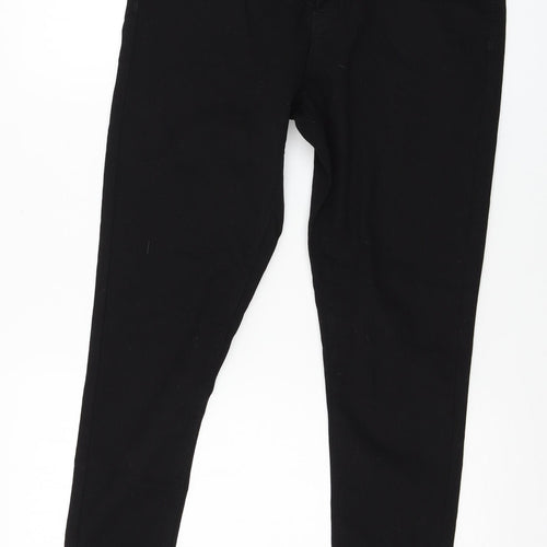 Denim & Co. Womens Black  Denim Skinny Jeans Size 10 L25 in
