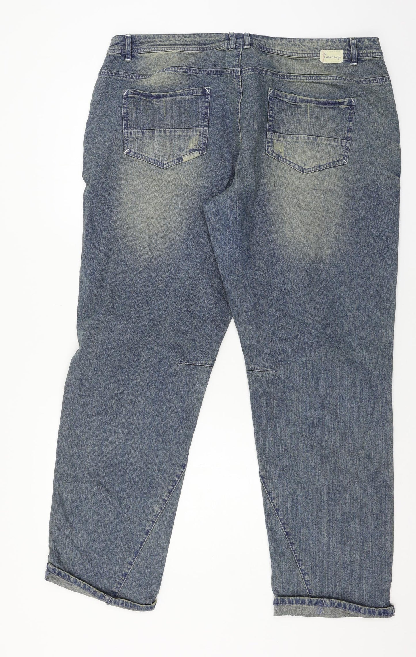 s.Oliver Mens Blue  Denim Straight Jeans Size 40 in L30 in