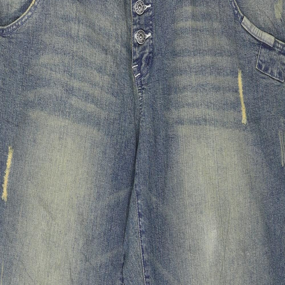s.Oliver Mens Blue  Denim Straight Jeans Size 40 in L30 in
