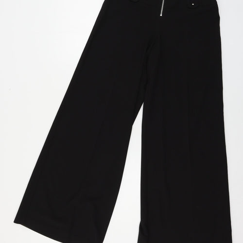 Jane Norman Womens Black   Trousers  Size 8 L30 in