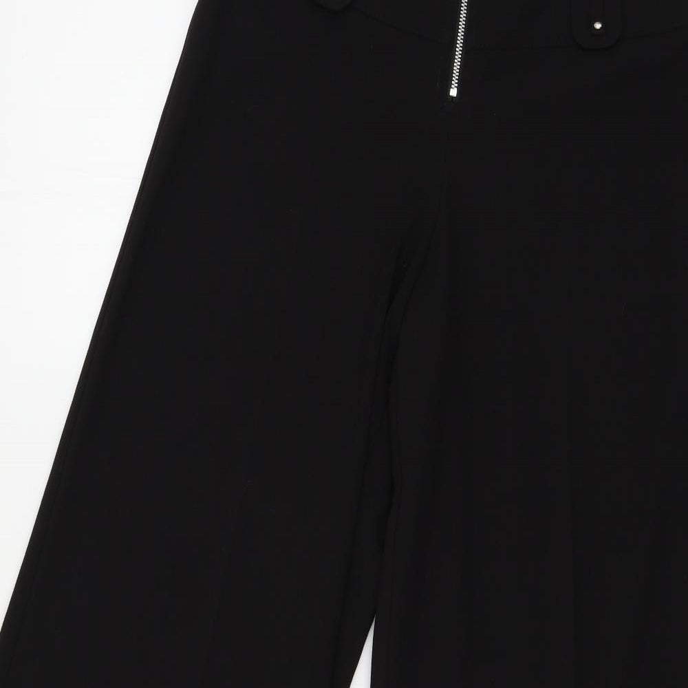 Jane Norman Womens Black   Trousers  Size 8 L30 in