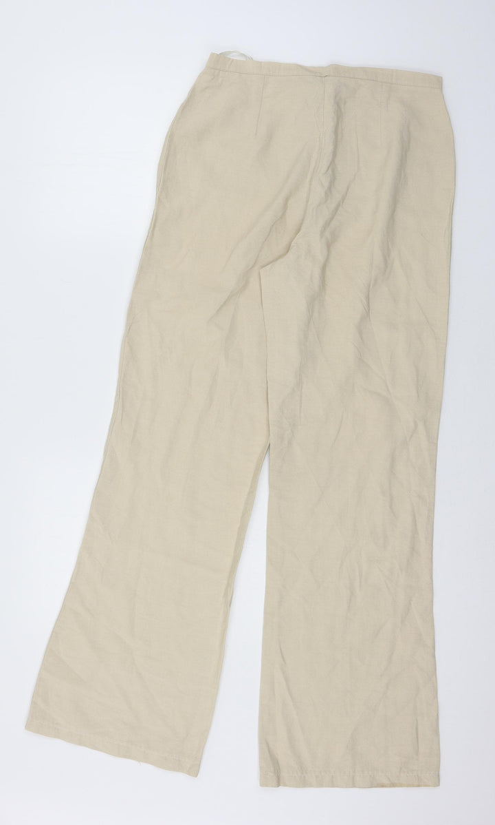 Lana Womens Beige   Trousers  Size 12 L30 in