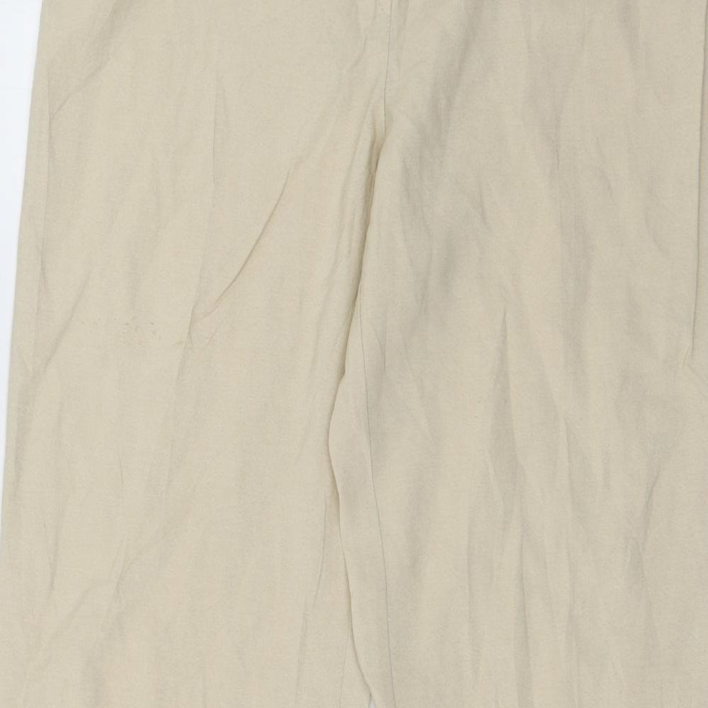 Lana Womens Beige   Trousers  Size 12 L30 in