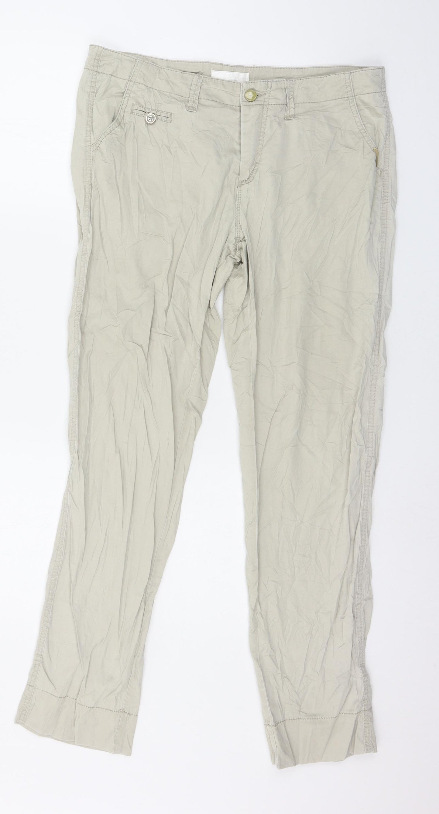 MAC Womens Grey   Trousers  Size 34 in L29 in