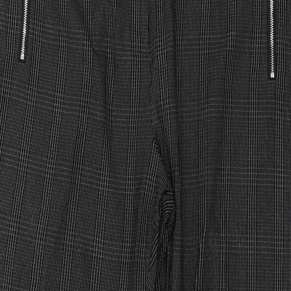 F&F Womens Grey Check  Trousers  Size 18 L27 in