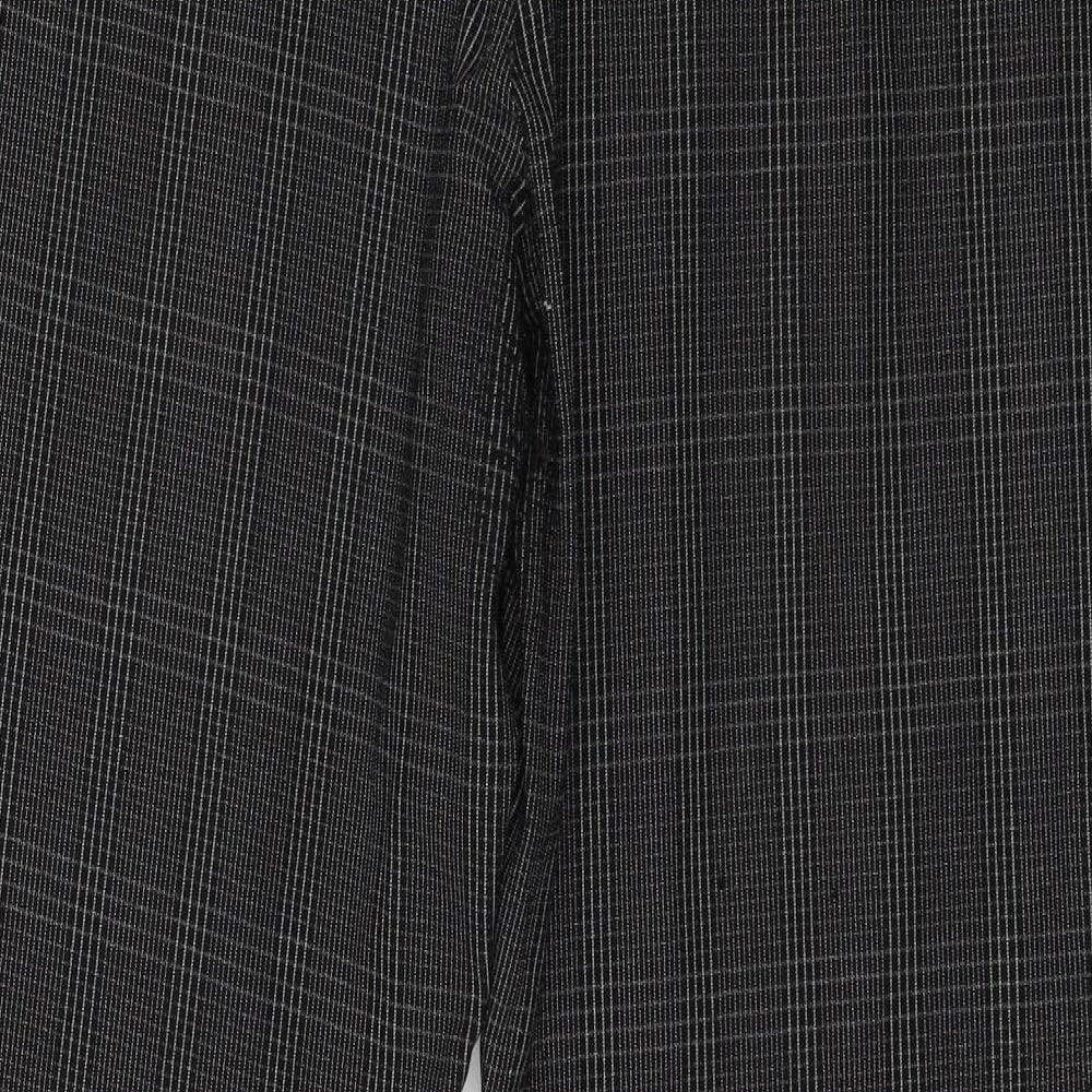 F&F Womens Grey Check  Trousers  Size 18 L27 in