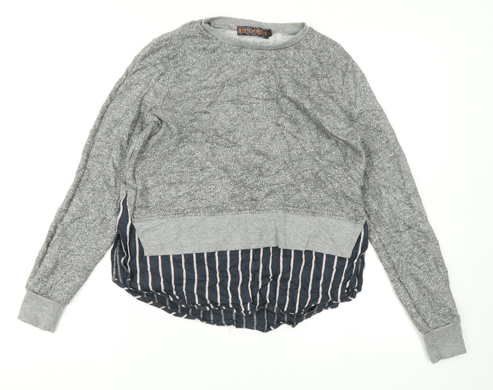 QED London Womens Grey   Pullover Sweatshirt Size S