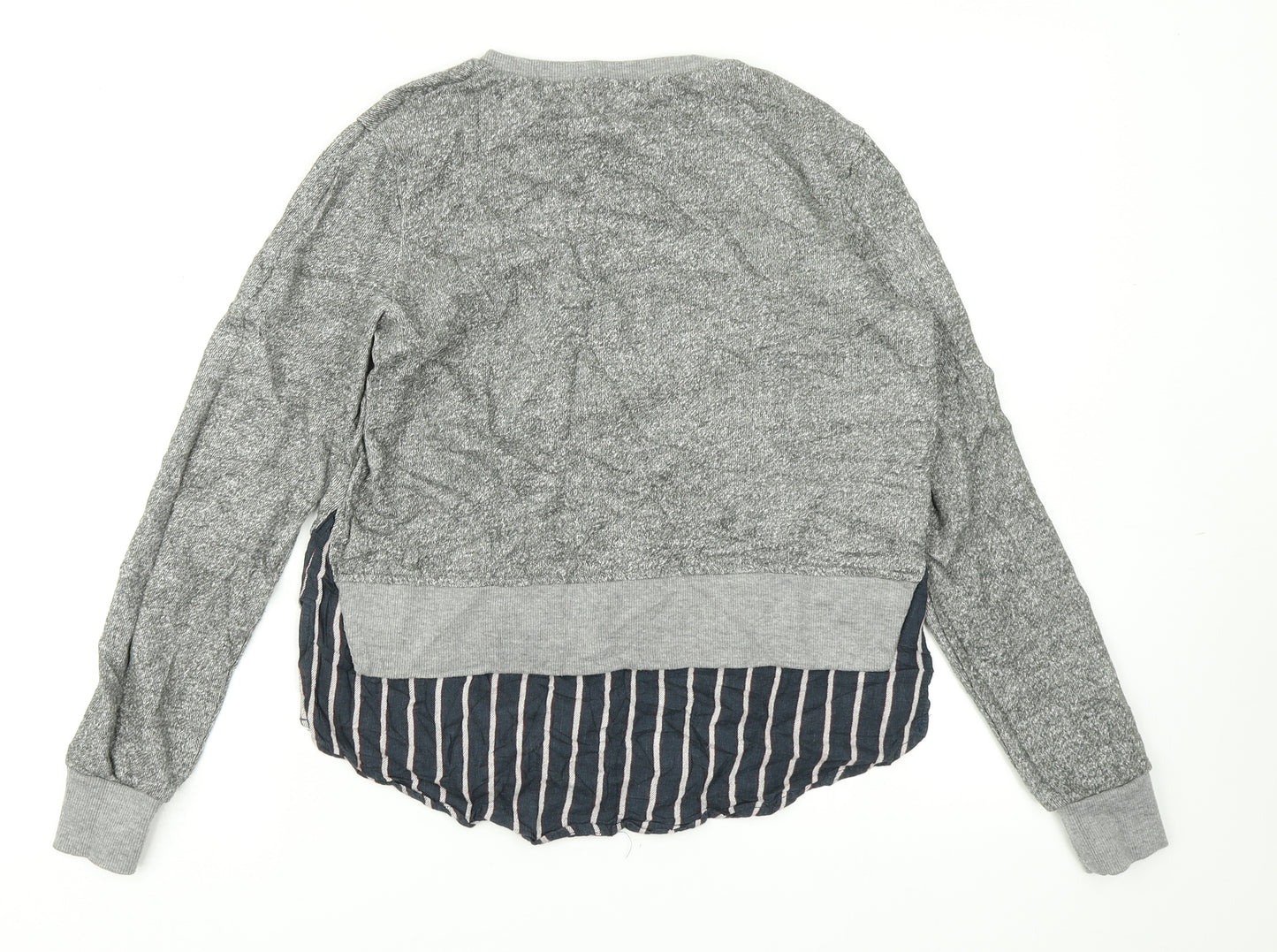 QED London Womens Grey   Pullover Sweatshirt Size S