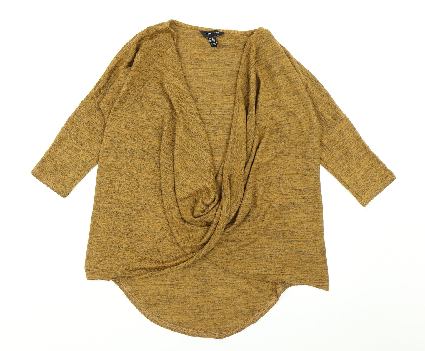 New Look Womens Yellow   Basic T-Shirt Size S