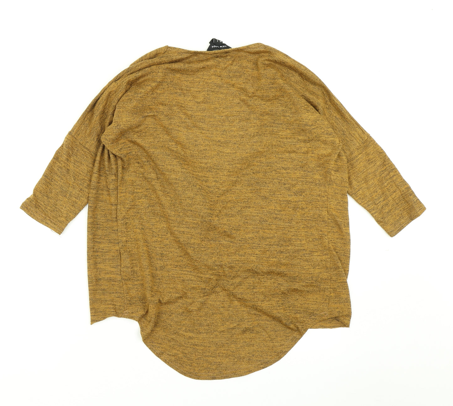 New Look Womens Yellow   Basic T-Shirt Size S