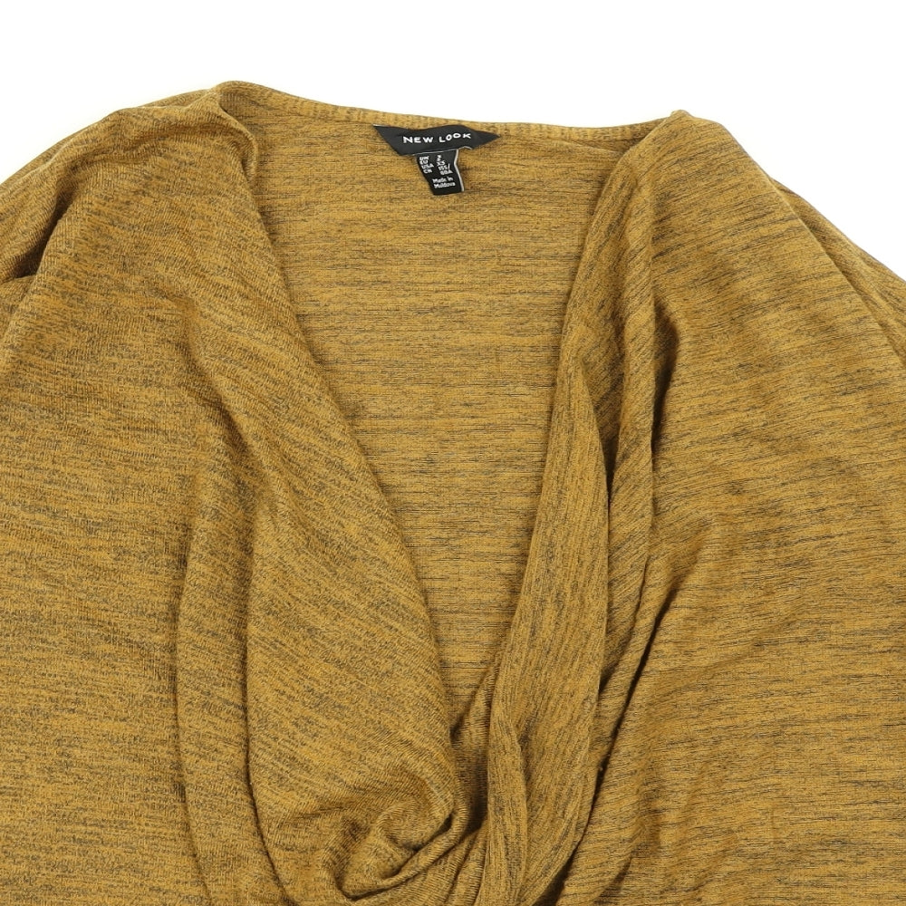 New Look Womens Yellow   Basic T-Shirt Size S