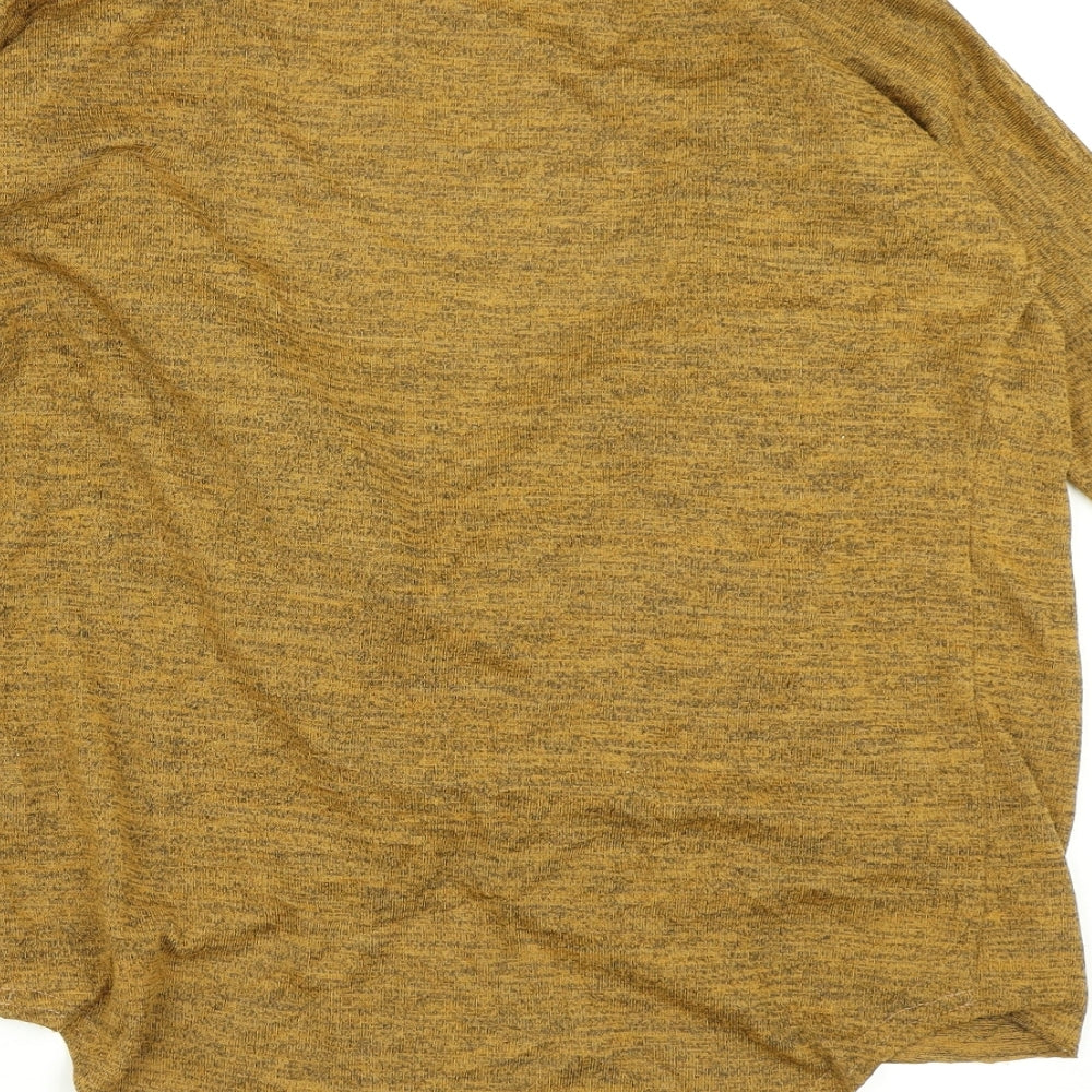 New Look Womens Yellow   Basic T-Shirt Size S