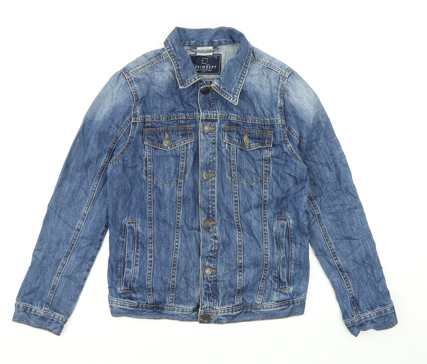Zara Boys Blue  Denim Jacket  Size 13-14 Years