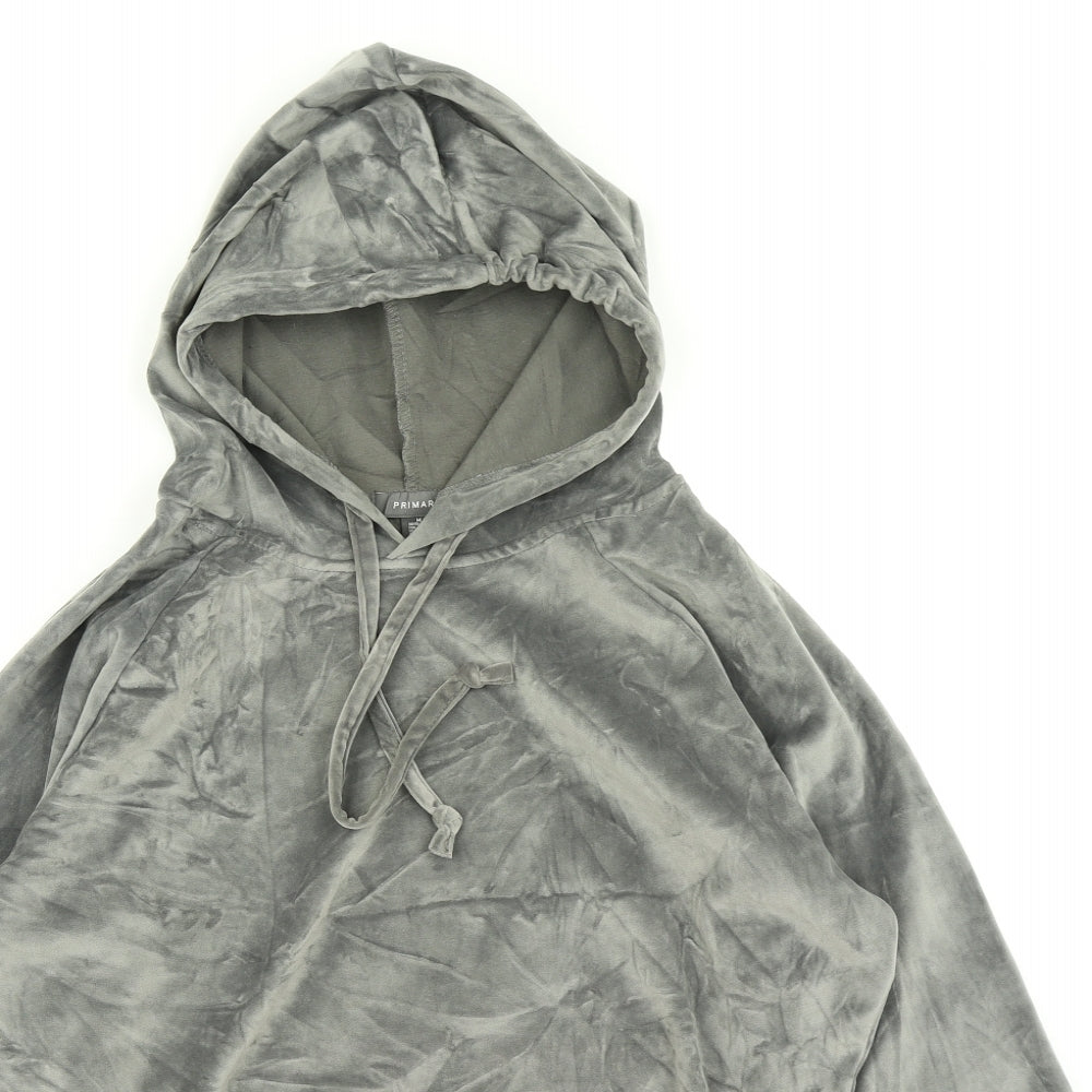 Primark Womens Grey   Pullover Hoodie Size M