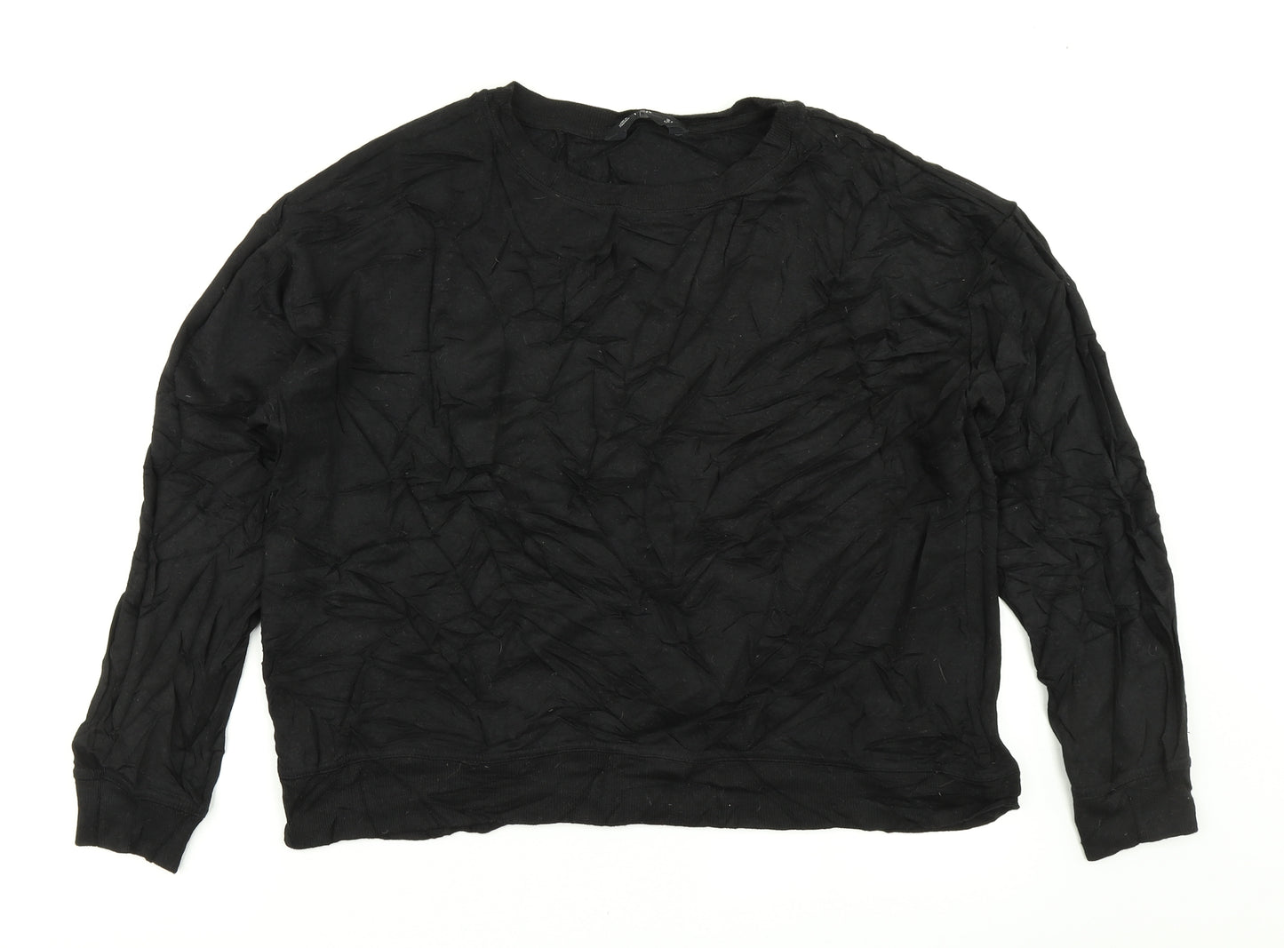F&F Womens Black   Pullover Sweatshirt Size 16