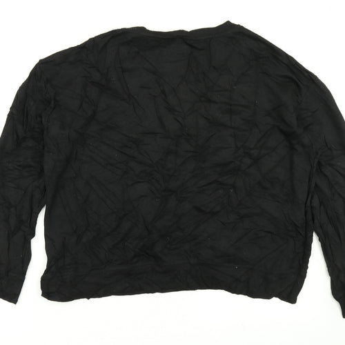 F&F Womens Black   Pullover Sweatshirt Size 16