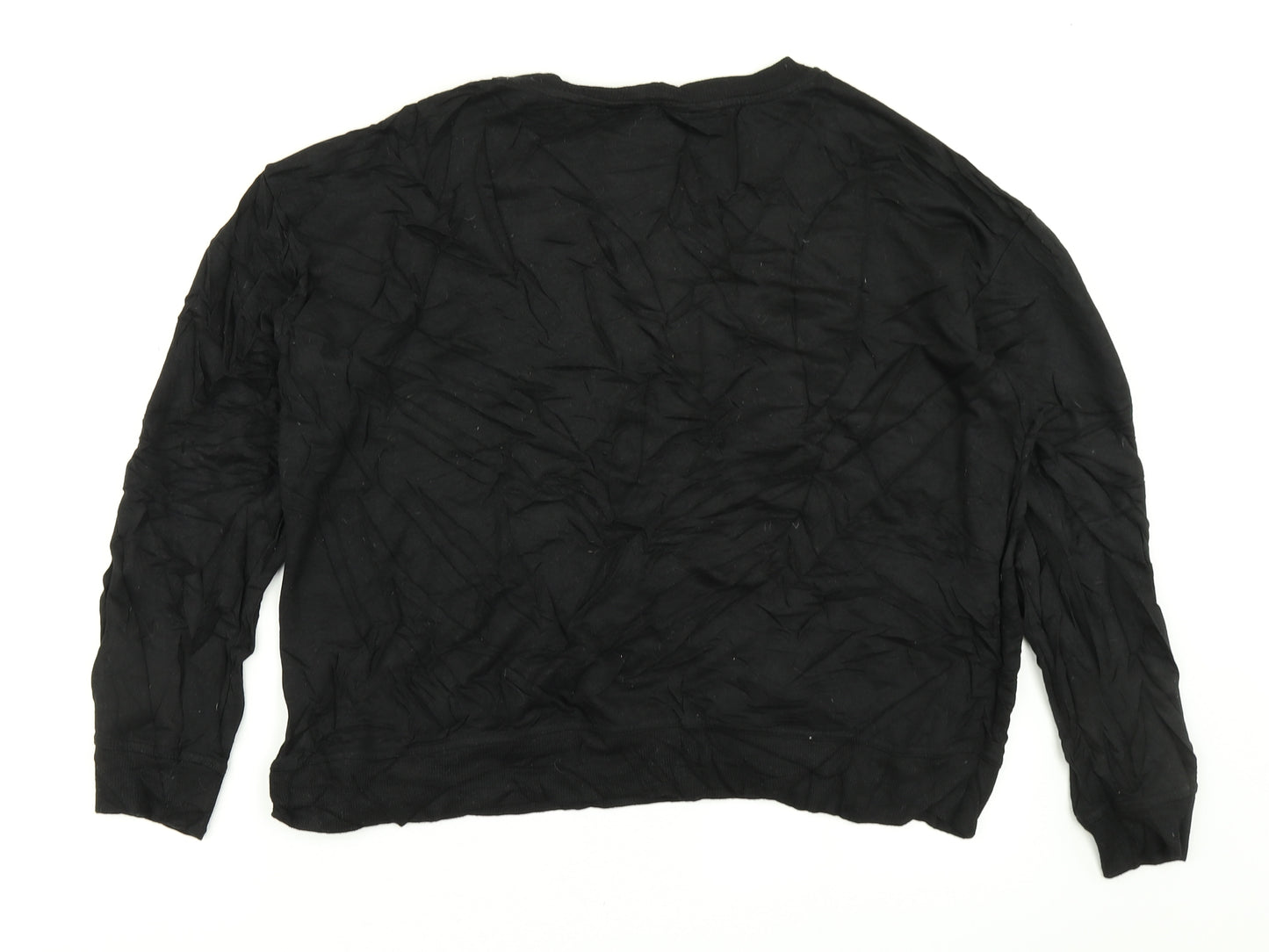 F&F Womens Black   Pullover Sweatshirt Size 16
