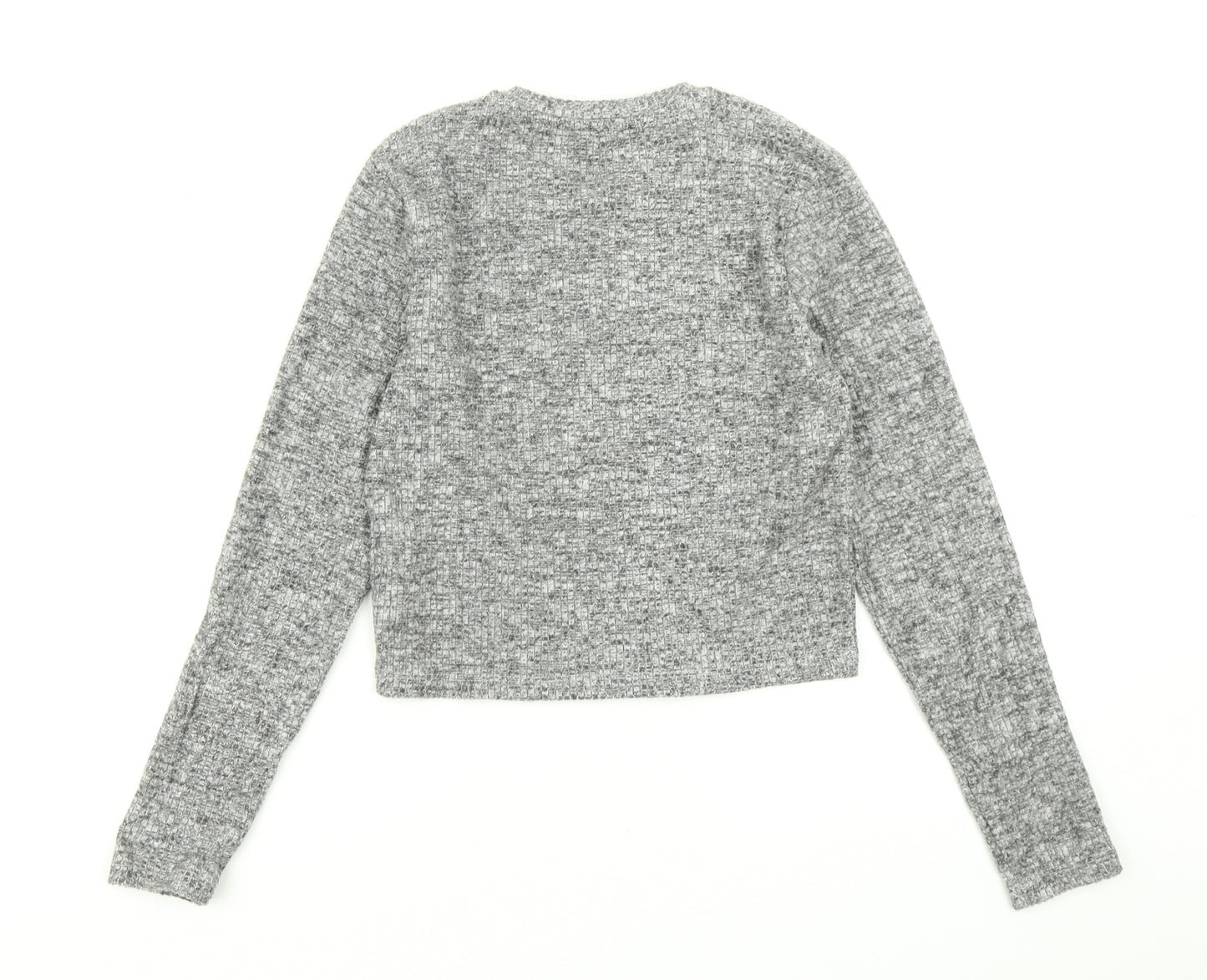 915 Generation Girls Grey   Basic T-Shirt Size 12-13 Years
