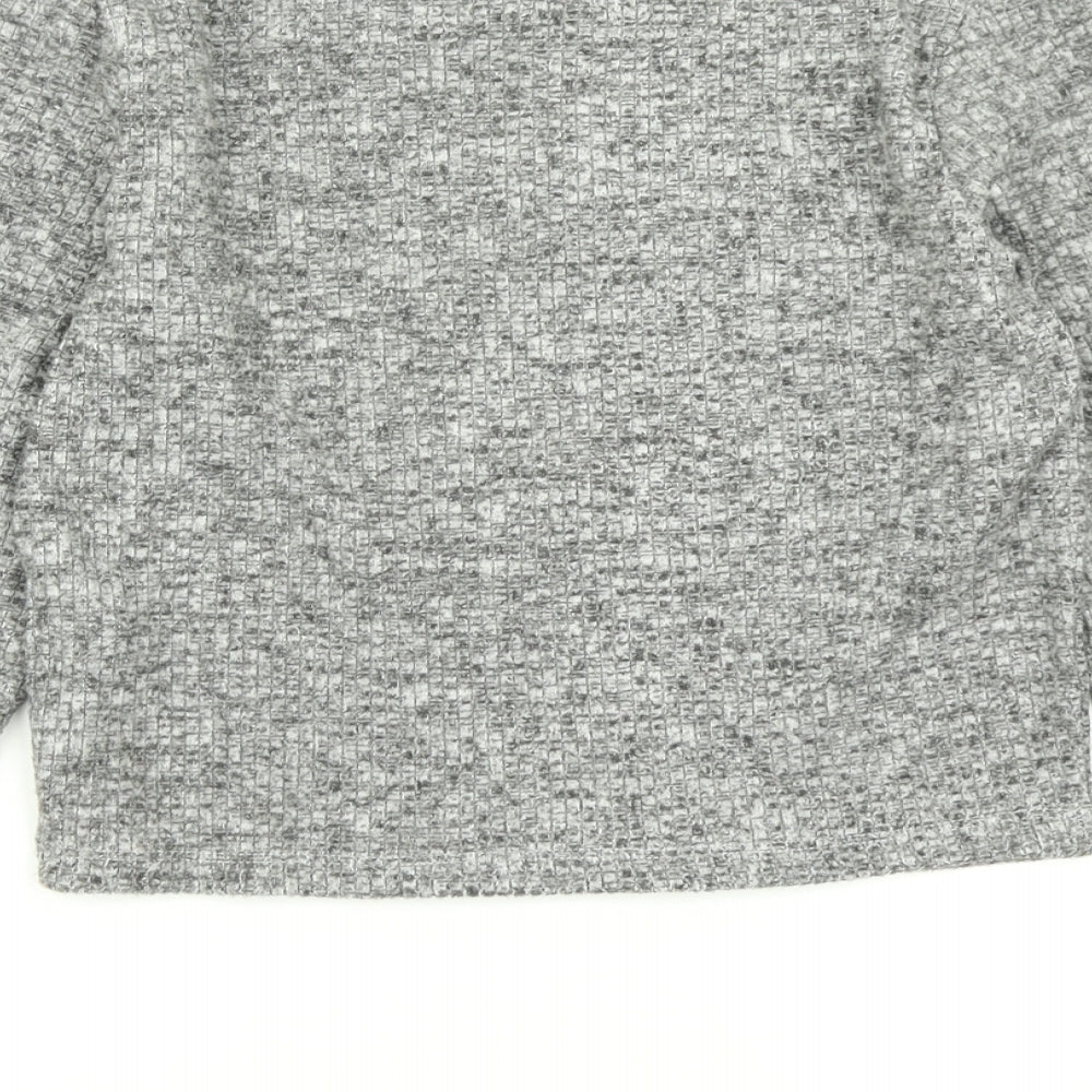915 Generation Girls Grey   Basic T-Shirt Size 12-13 Years