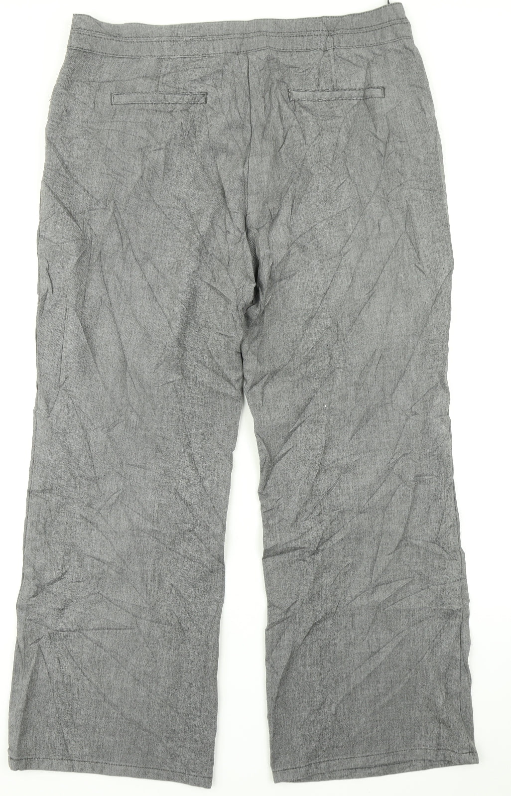 Per Una Womens Grey   Dress Pants Trousers Size 18 L26 in