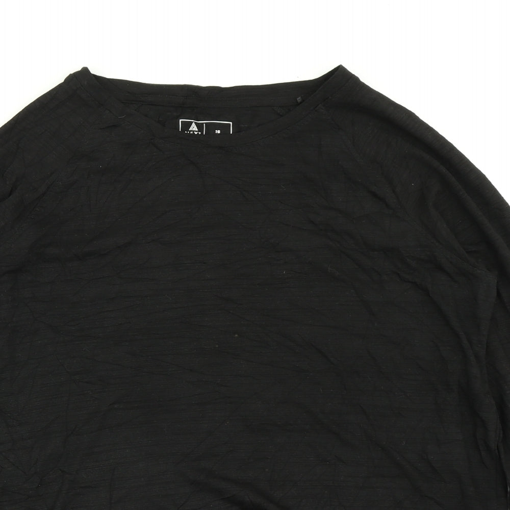 NEXT Womens Black   Basic T-Shirt Size 16