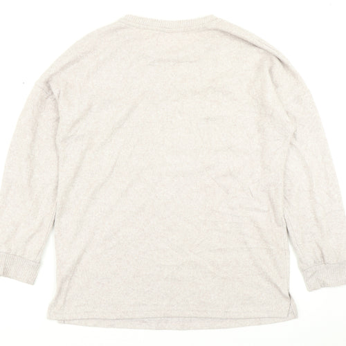 Primark Womens Pink  Fleece Basic T-Shirt Size M