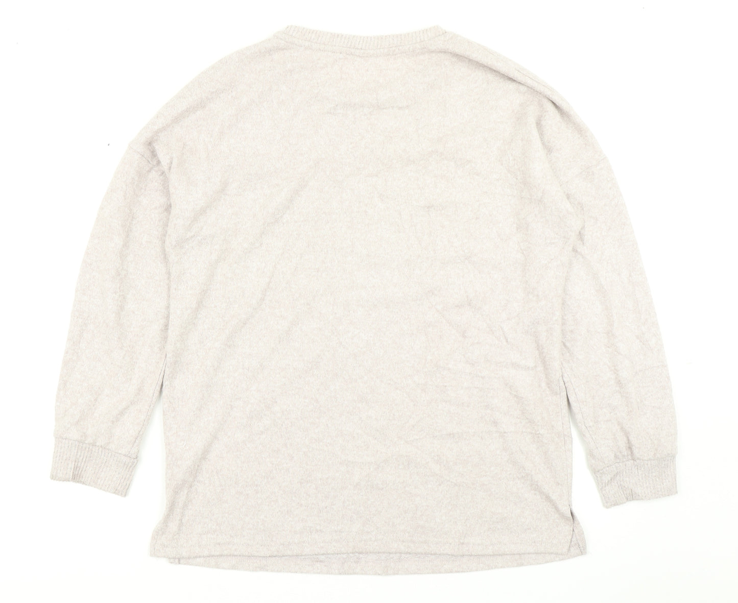 Primark Womens Pink  Fleece Basic T-Shirt Size M
