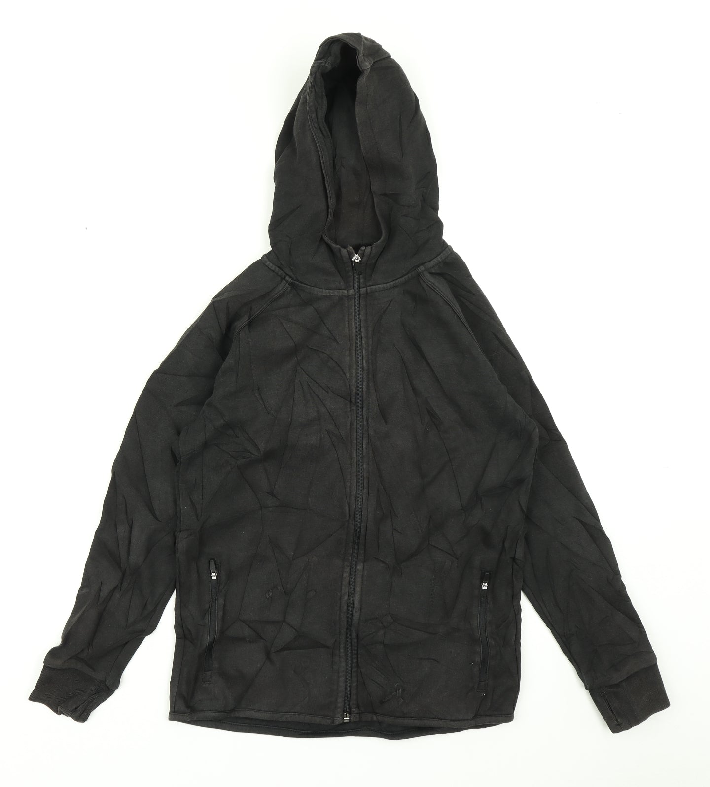 NEXT Boys Black   Full Zip Hoodie Size 11 Years