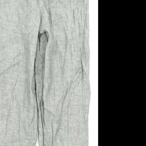 M&S Collection Womens Grey   Dress Pants Trousers Size 16 L26 in