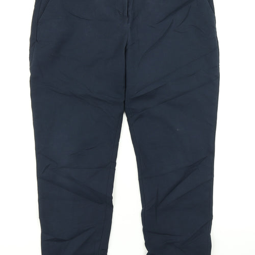 H&M Womens Blue   Dress Pants Trousers Size 10 L24 in
