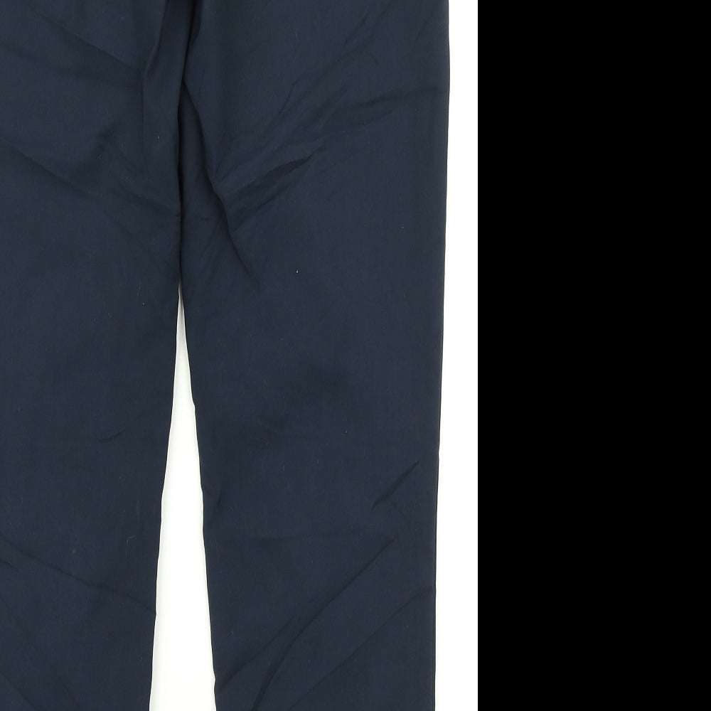 H&M Womens Blue   Dress Pants Trousers Size 10 L24 in
