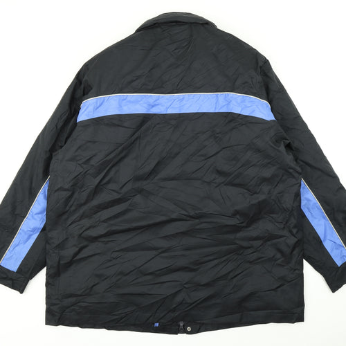 Dimensions Mens Black   Puffer Jacket Coat Size 2XL
