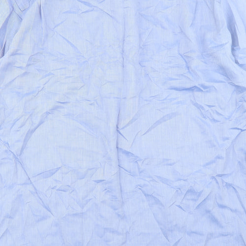John Lewis Mens Blue    Dress Shirt Size 15.5