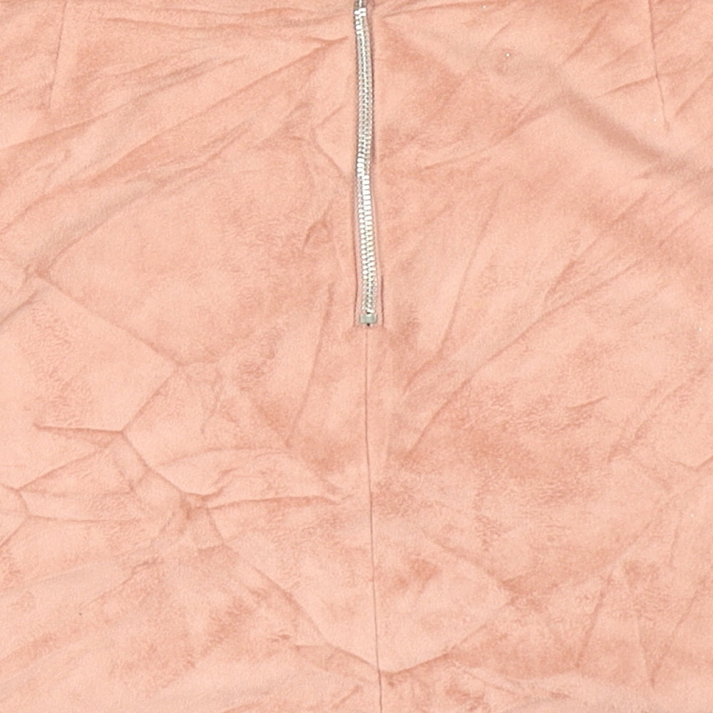 Primark Womens Pink   A-Line Skirt Size 10