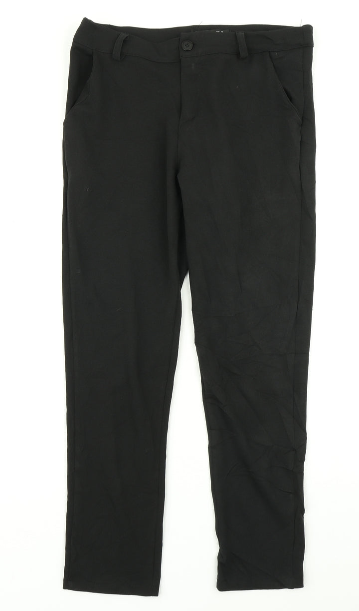 Boohoo Womens Black   Dress Pants Trousers Size 12 L24 in