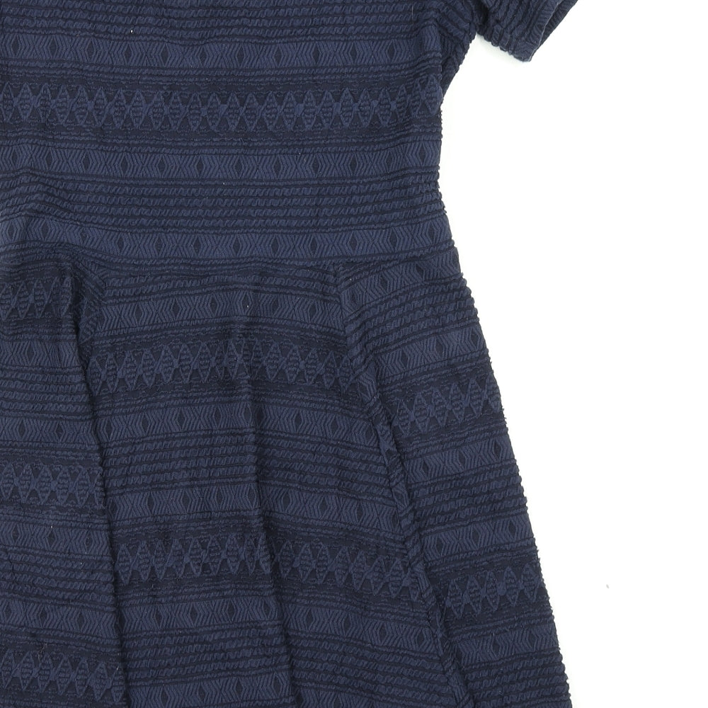 Divided Womens Blue   Skater Dress  Size S