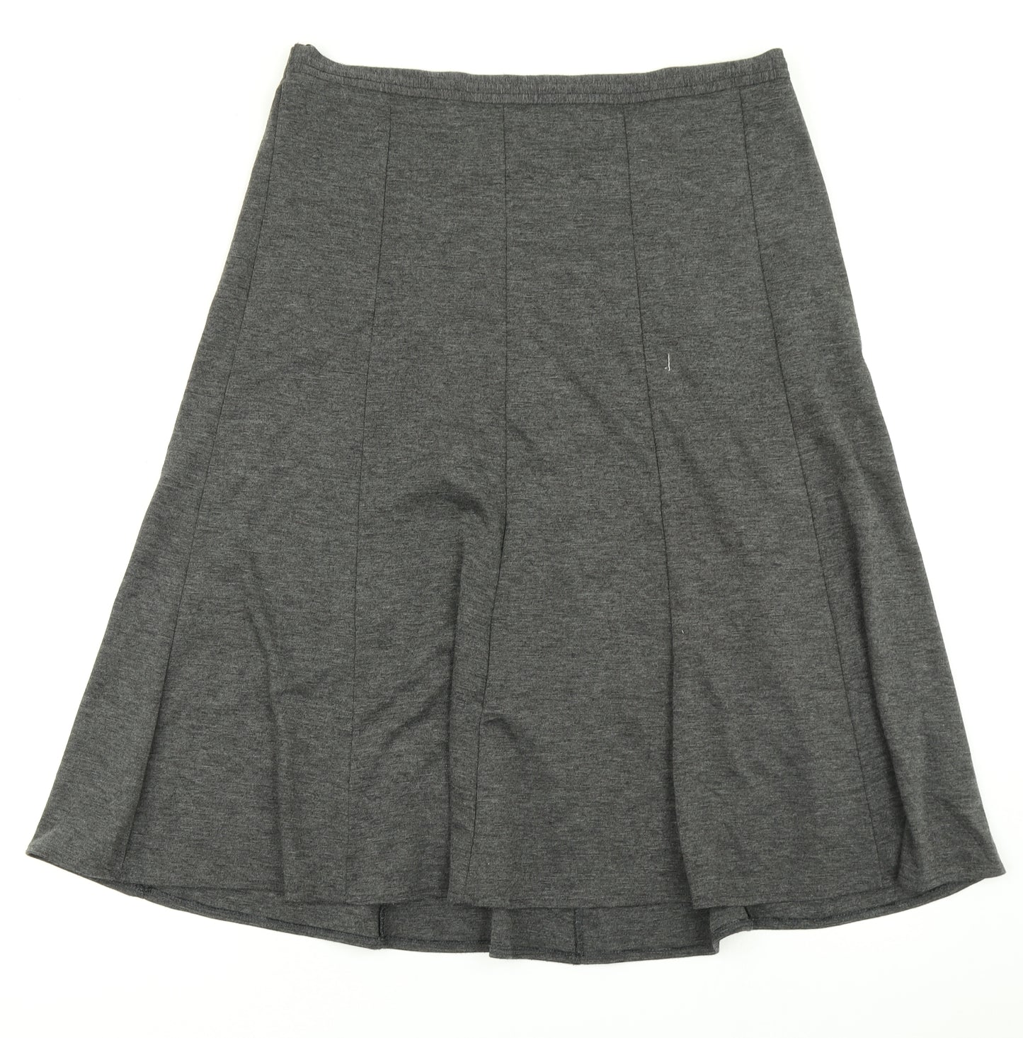 Bonmarché Womens Grey   Flare Skirt Size 16