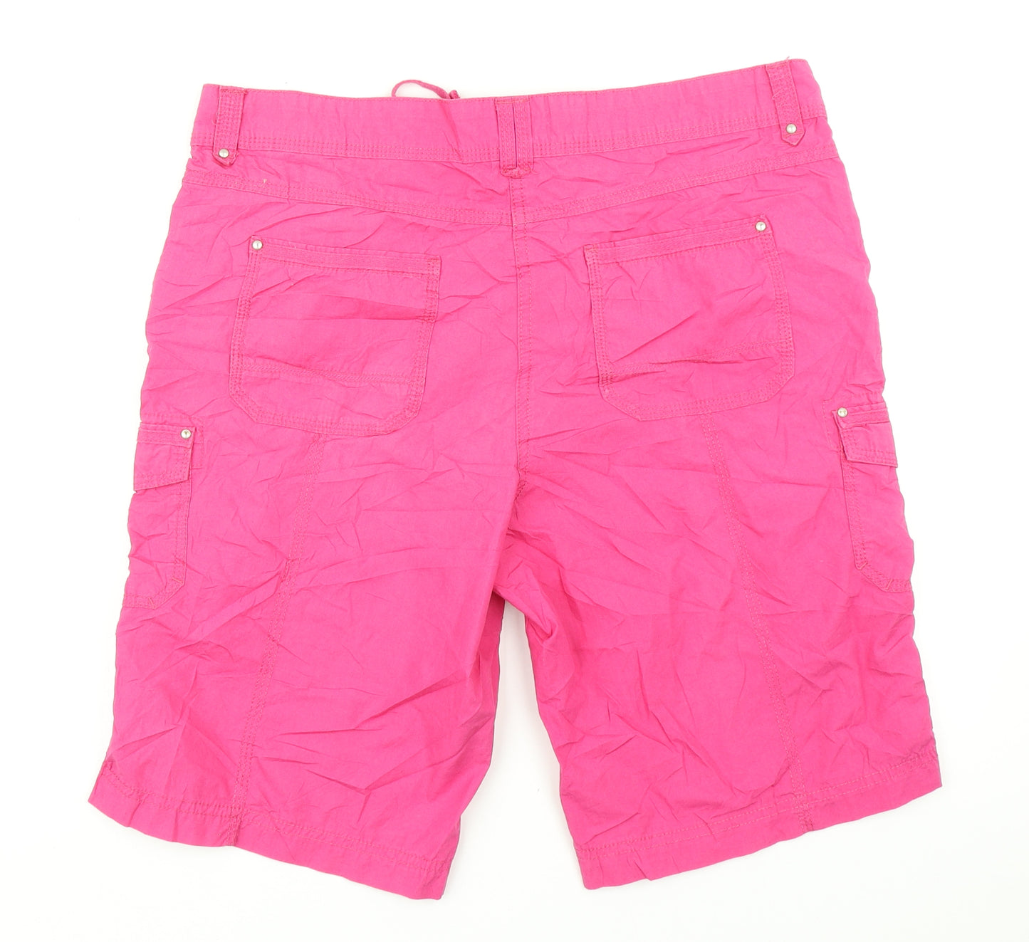 Papaya Womens Pink   Cargo Shorts Size 14