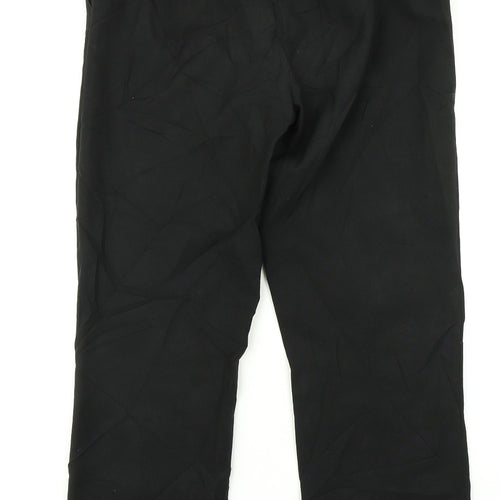 AMARANTO Womens Black   Dress Pants Trousers Size 12 L26 in