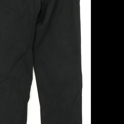 AMARANTO Womens Black   Dress Pants Trousers Size 12 L26 in