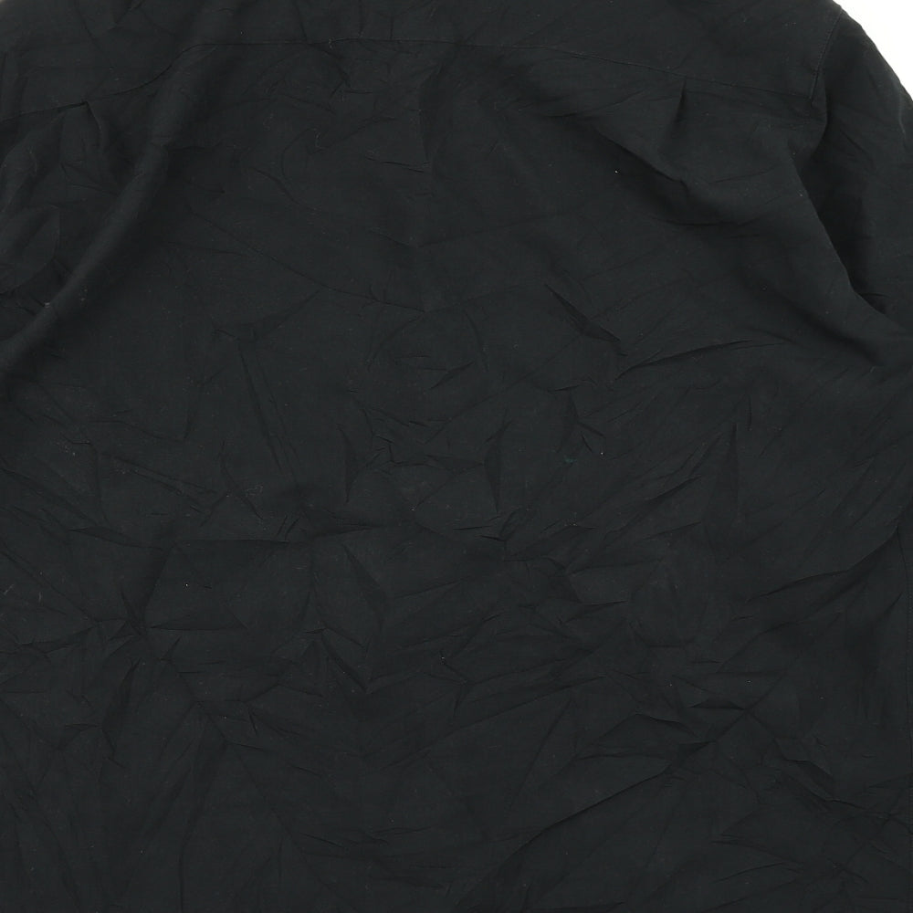 Marks & Spencer Mens Black    Dress Shirt Size L