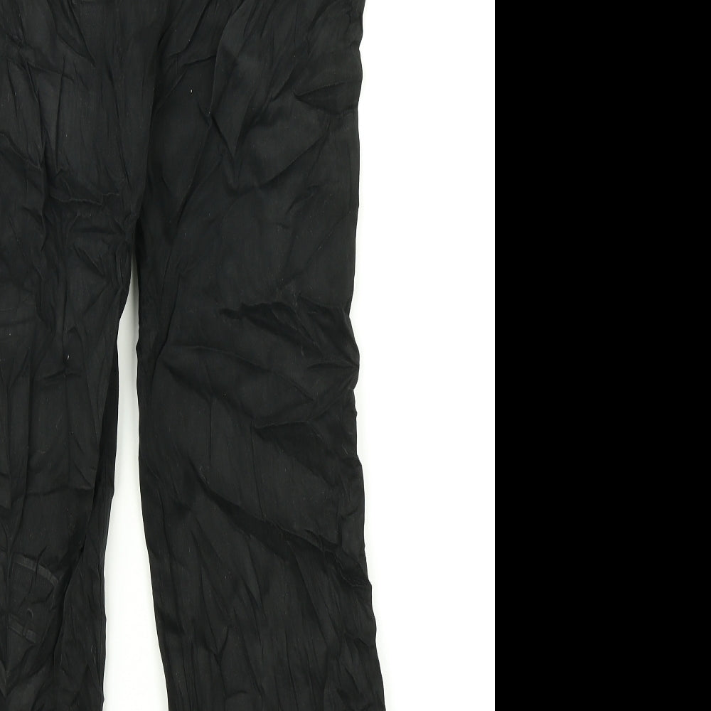 Casual Club Womens Black   Cargo Trousers Size 12 L30 in