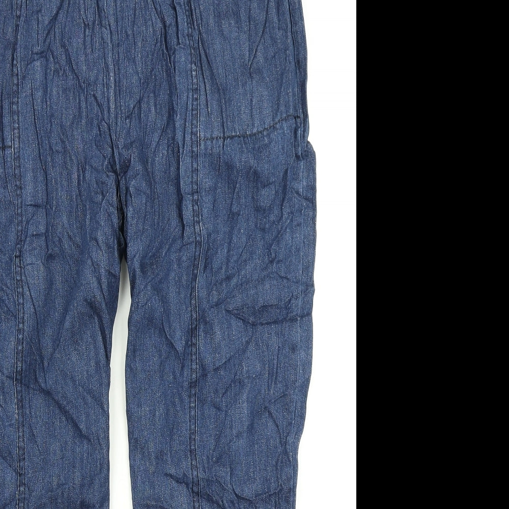 Amber Womens Blue  Denim Straight Jeans Size 16 L27 in